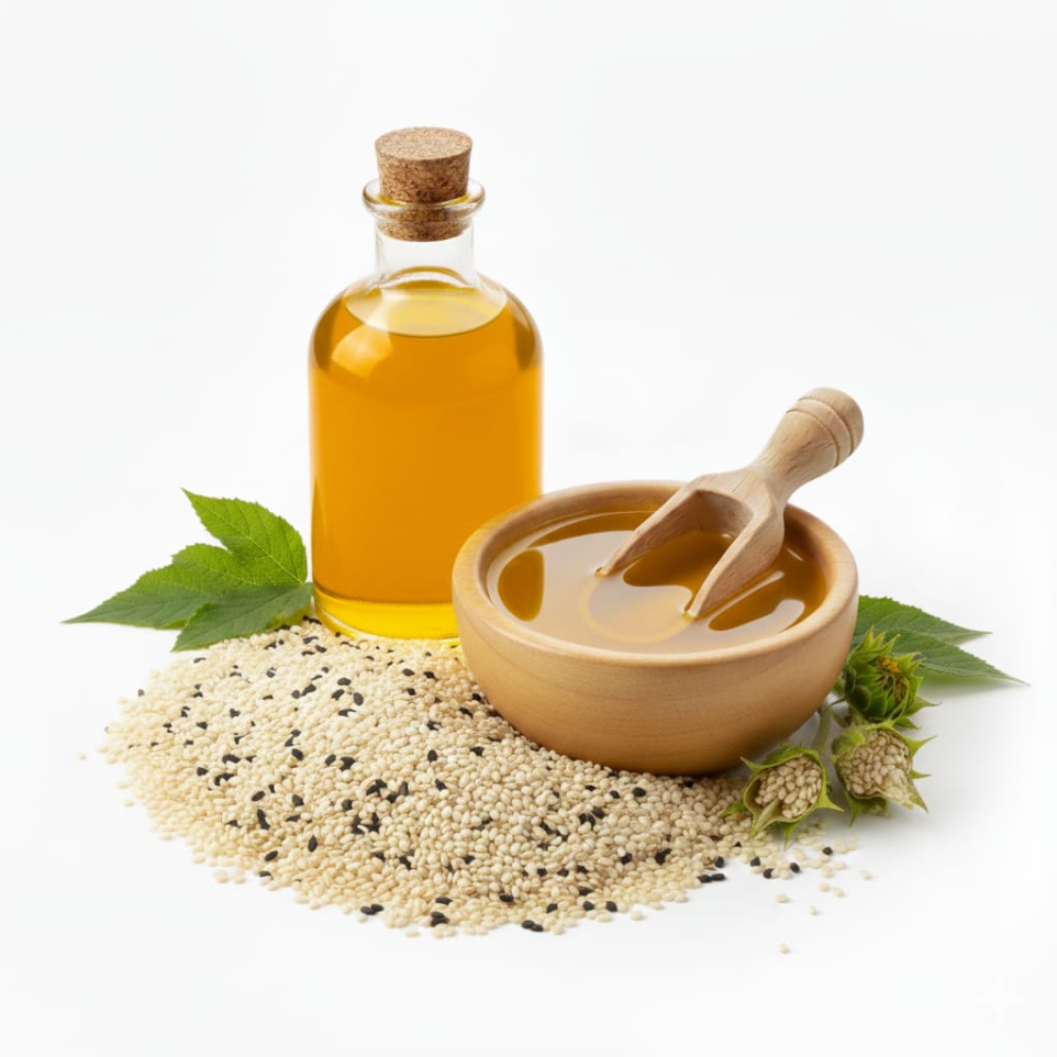 Cold Pressed Edible Sesame Oil Manufacturer &amp; Exporter India