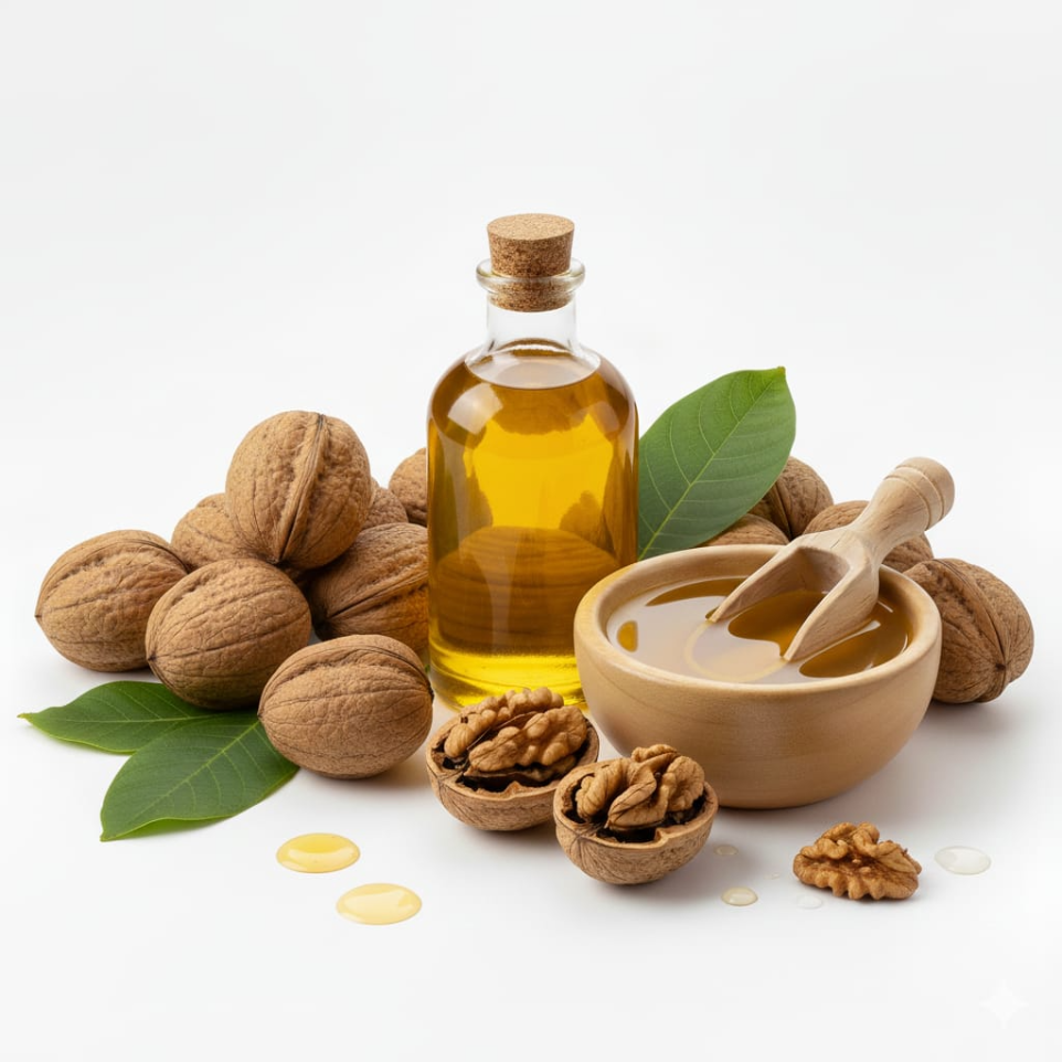 Cold Pressed Edible Walnut Oil Manufacturer &amp; Exporter from India