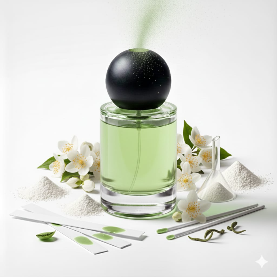 Custom perfumery compounds manufacturer offering stable fragrance blends