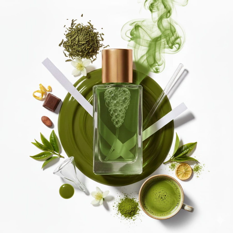 Green tea perfumery compound manufacturer and exporter HKWT INDIA
