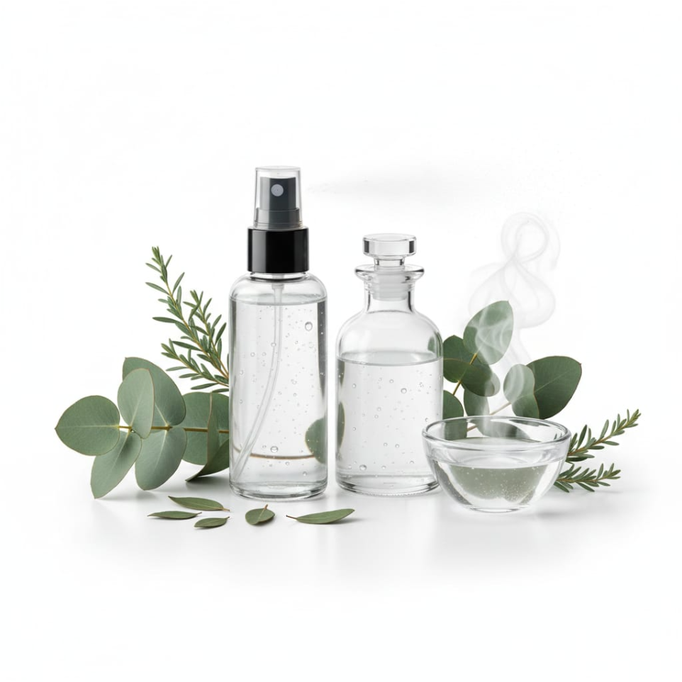 Export quality floral waters used in cosmetics skincare and aromatherapy