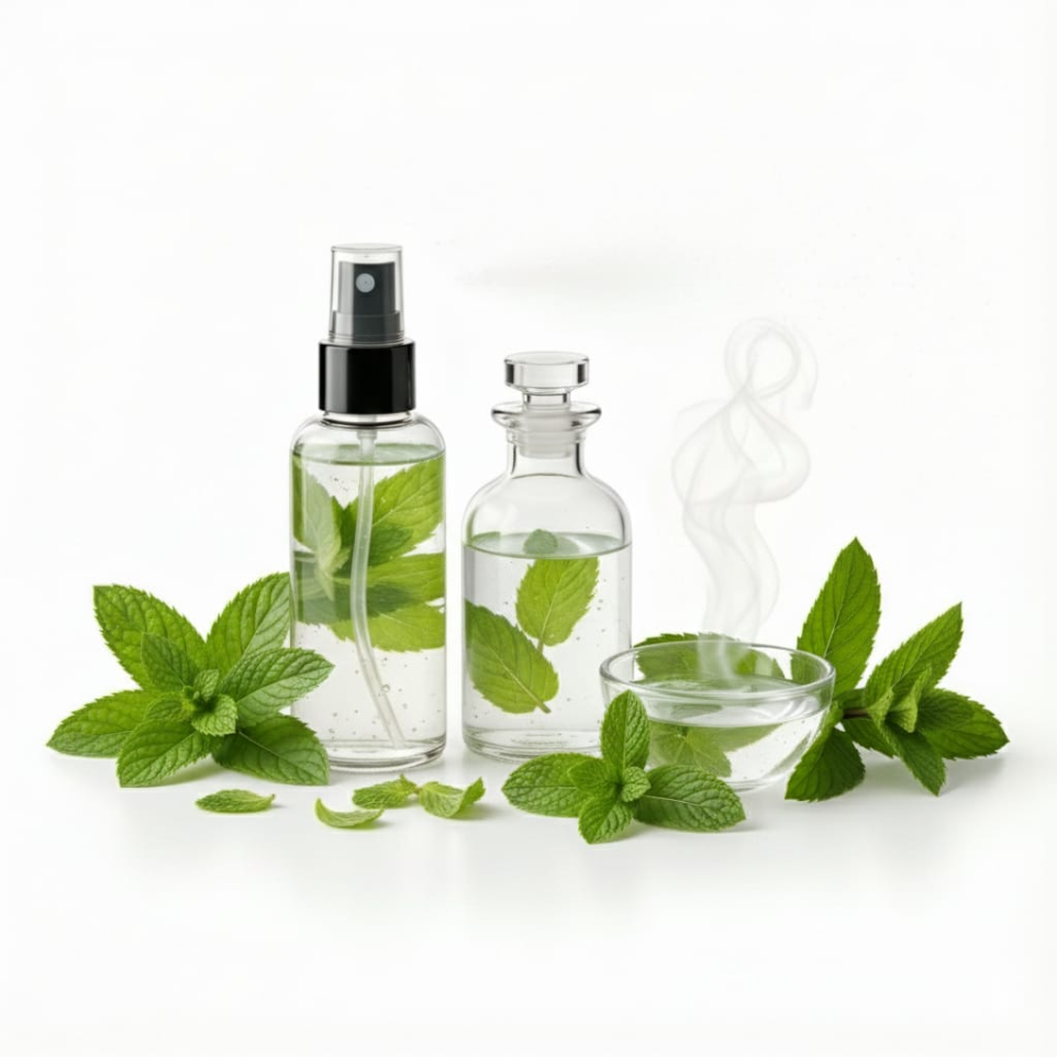 Natural flower water hydrosols for aromatherapy and spa applications