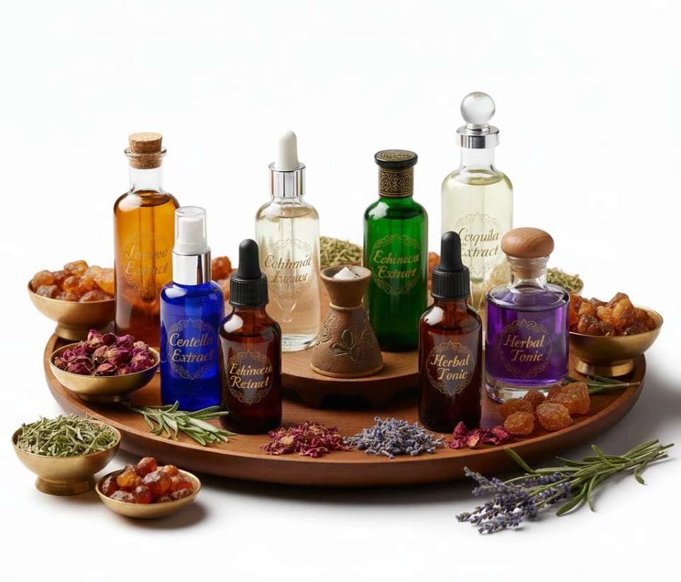 Perfumery compounds and aroma oils bulk exporter from India