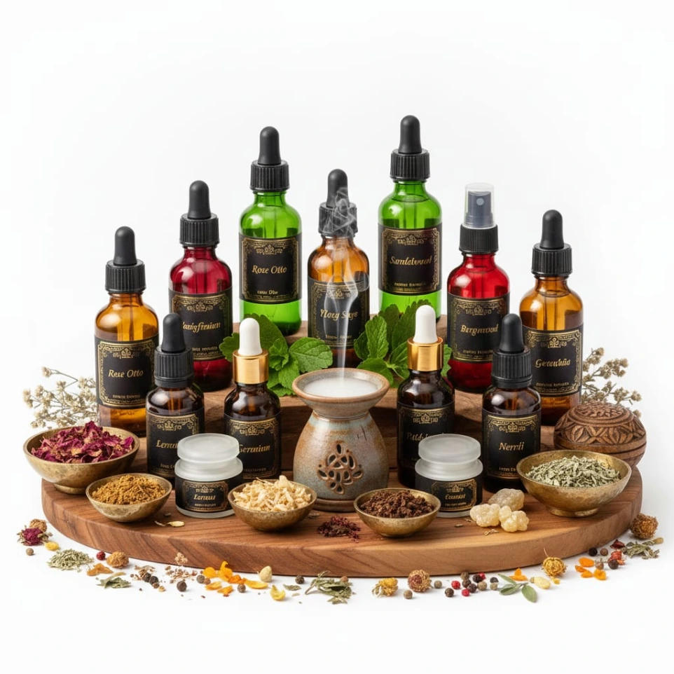 Essential oil exporter from India supplying bulk and private label