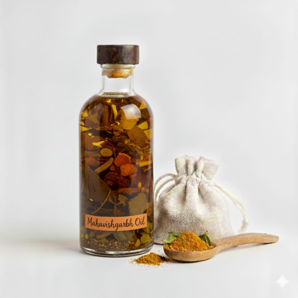 Herbal kumkumadi facial oil for skin glow and radiance